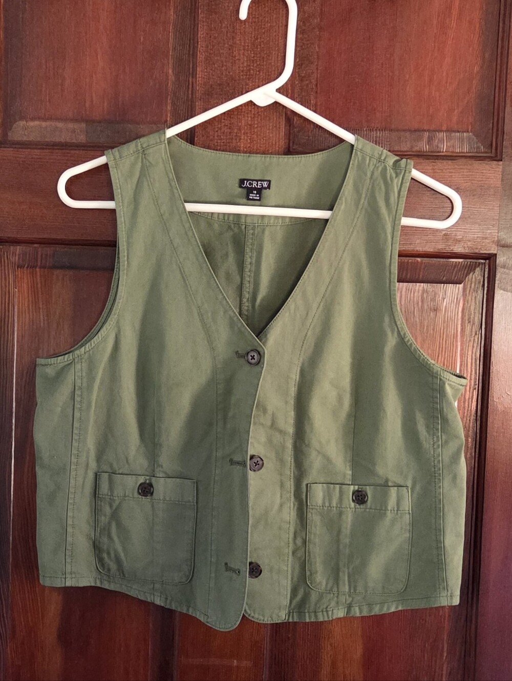 J. Crew Factory Olive/Moss Vest